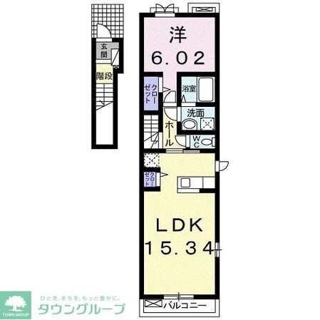 エスタブレCの物件間取画像